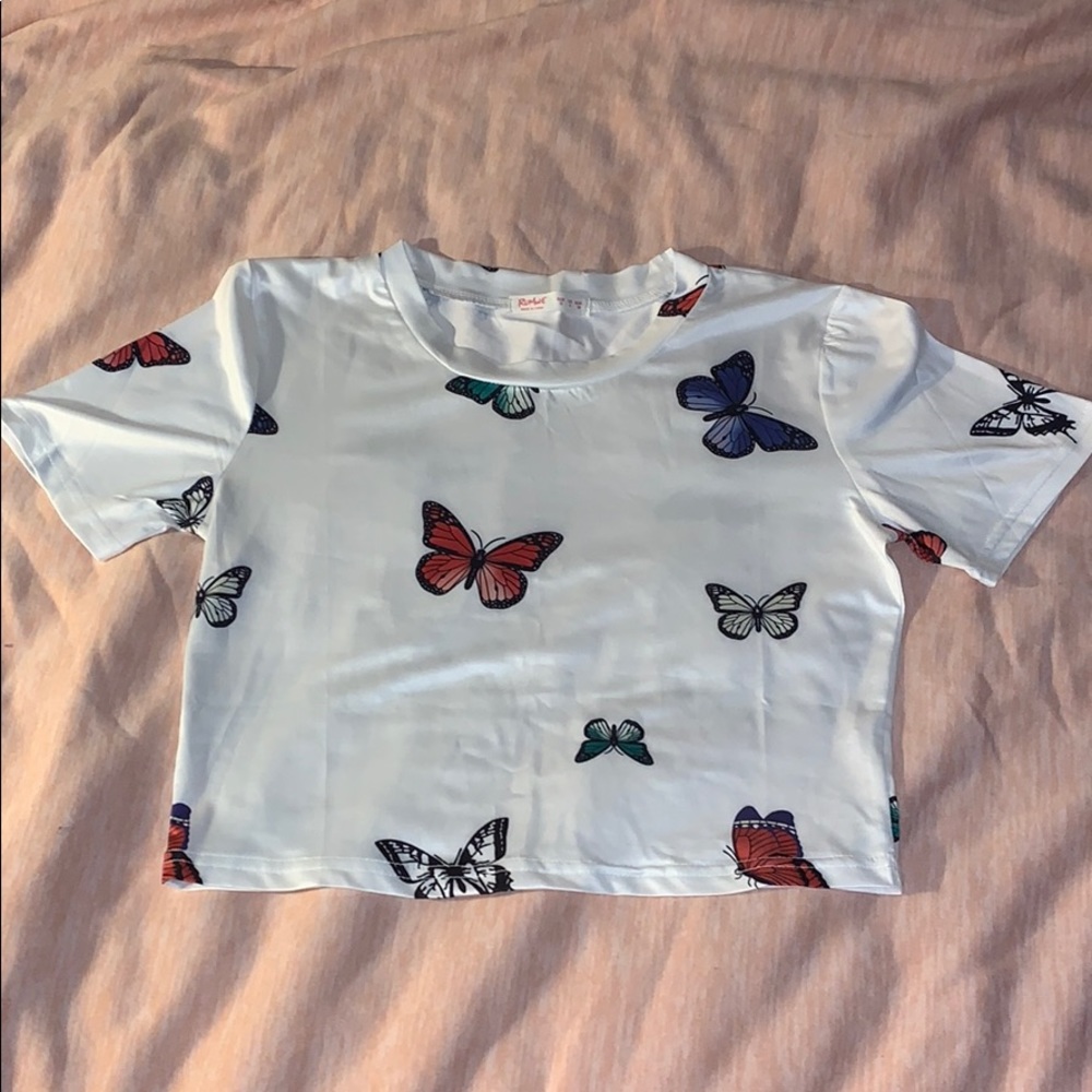Butterfly Crop Top 🦋